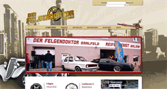 Desktop Screenshot of der-felgendoktor.com
